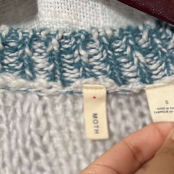 ✨ Anthropologie Moth Ombré Knit Duster Cardigan Sweater - Picture 7 of 10